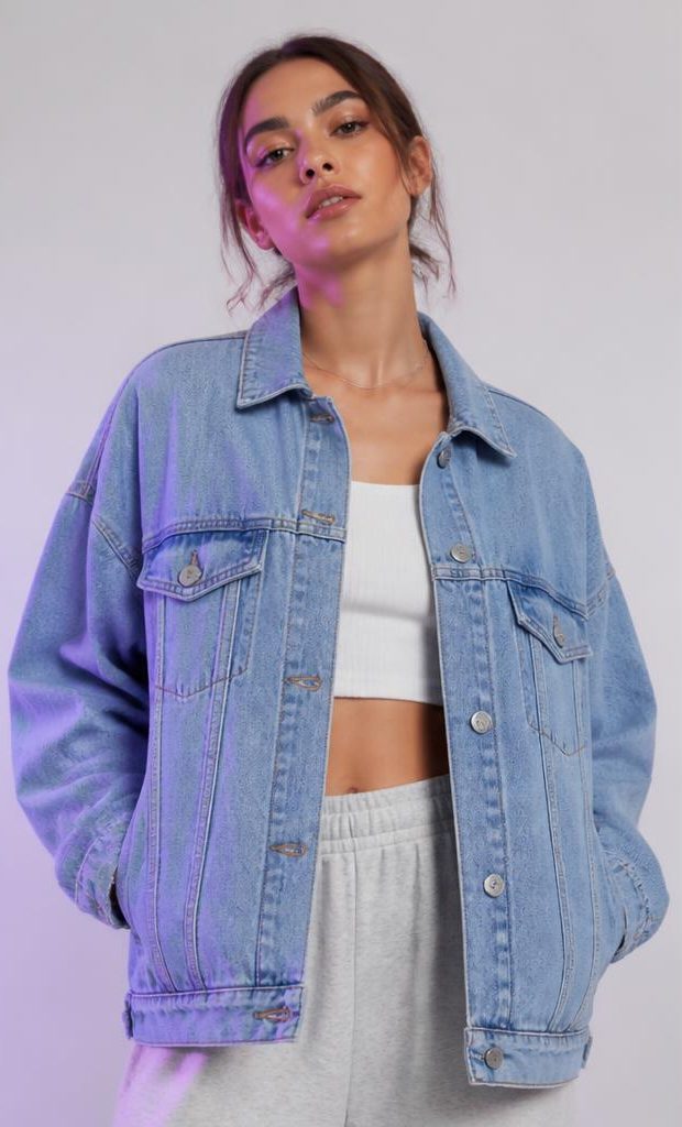 ZYKAA Transit Denim Jacket in Rinse Blue