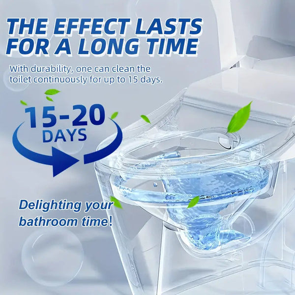 Blue Bubble Toilet Clean