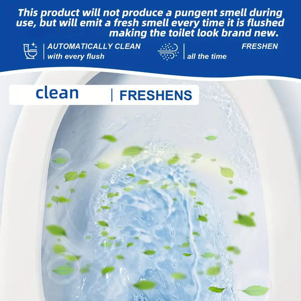 Blue Bubble Toilet Clean