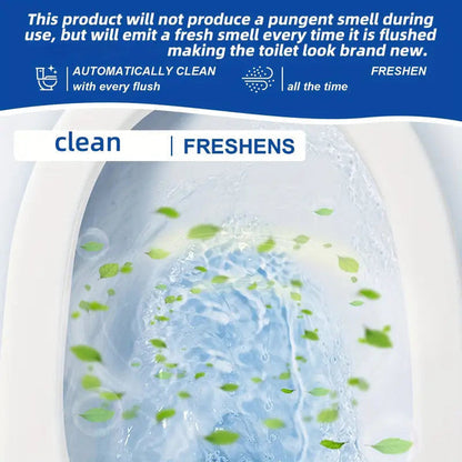 Blue Bubble Toilet Clean
