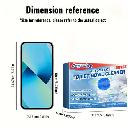 Blue Bubble Toilet Clean