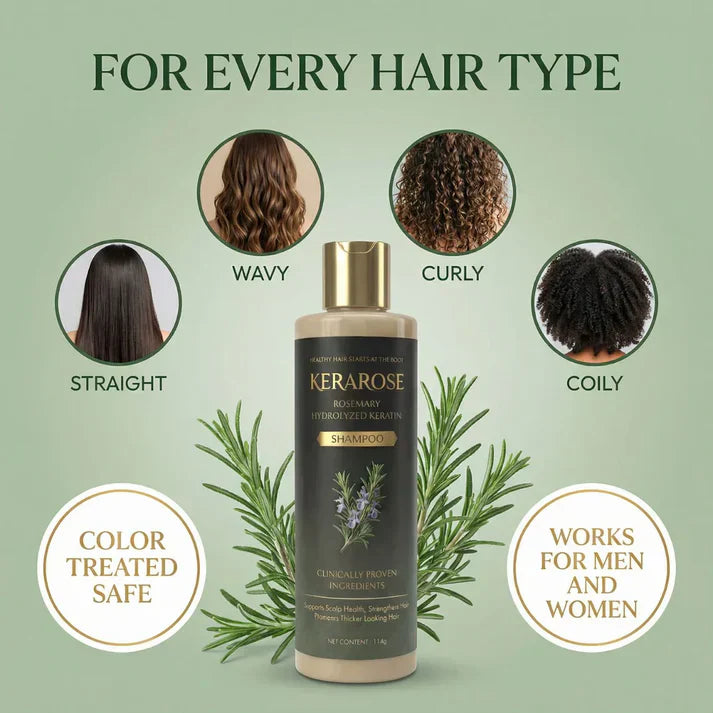 Kerarose Rosemary Shampoo For Hair Growth