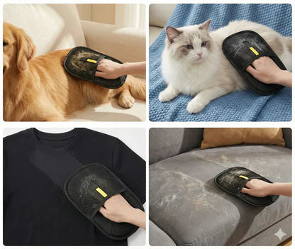 Pet Hair Removal Gloves (Pack of 2)