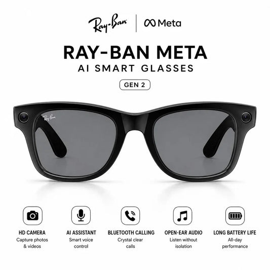 AI Smart Glasses (Gen 2) with night Vission, 12 Mp Camera & All Smart Features