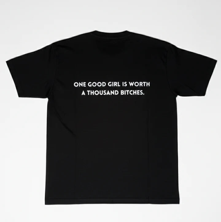 One Good Girl Is Worth A Thousand Bitches OverSized Unisex T-Shirt
Share